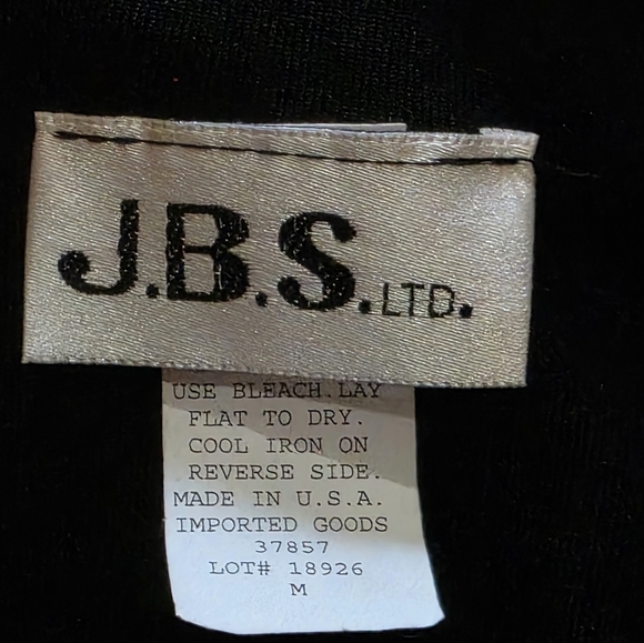 Vintage 80s/90s JBS Ltd Draped Cowl Neck Metallic Knit Top – Made in USA Size M - Picture 7 of 8